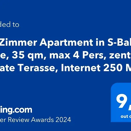 Appartamento 1,5 In S-bahn Naehe, 35 Qm, Max 4 Pers, Zentral, Private Terasse, Internet 250 Mbit Gärtringen